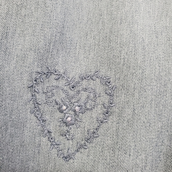 ALFRED DUNNER 12 Womens  Light Weight Jacket‎ Green Embroidered Floral - Picture 5 of 9